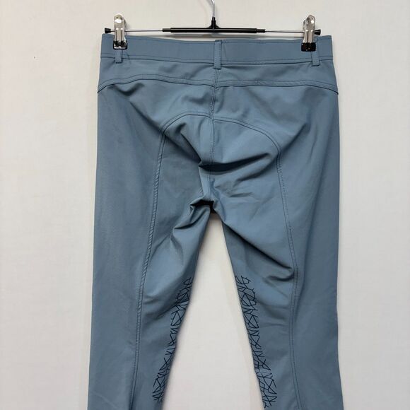 Horze Women Equestrian Horse Riding Breeches Pants Size USA 28 Blue D052 -26 - Picture 15 of 16